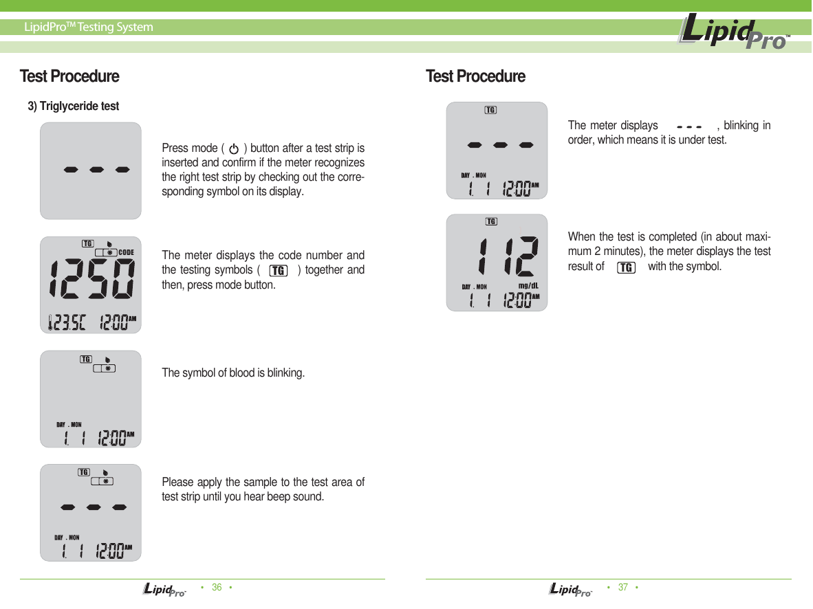 Page 19 of Infopia ILM-0001A-RF Lipid profile and glucose measuring system for self testing User Manual Manua  Cover