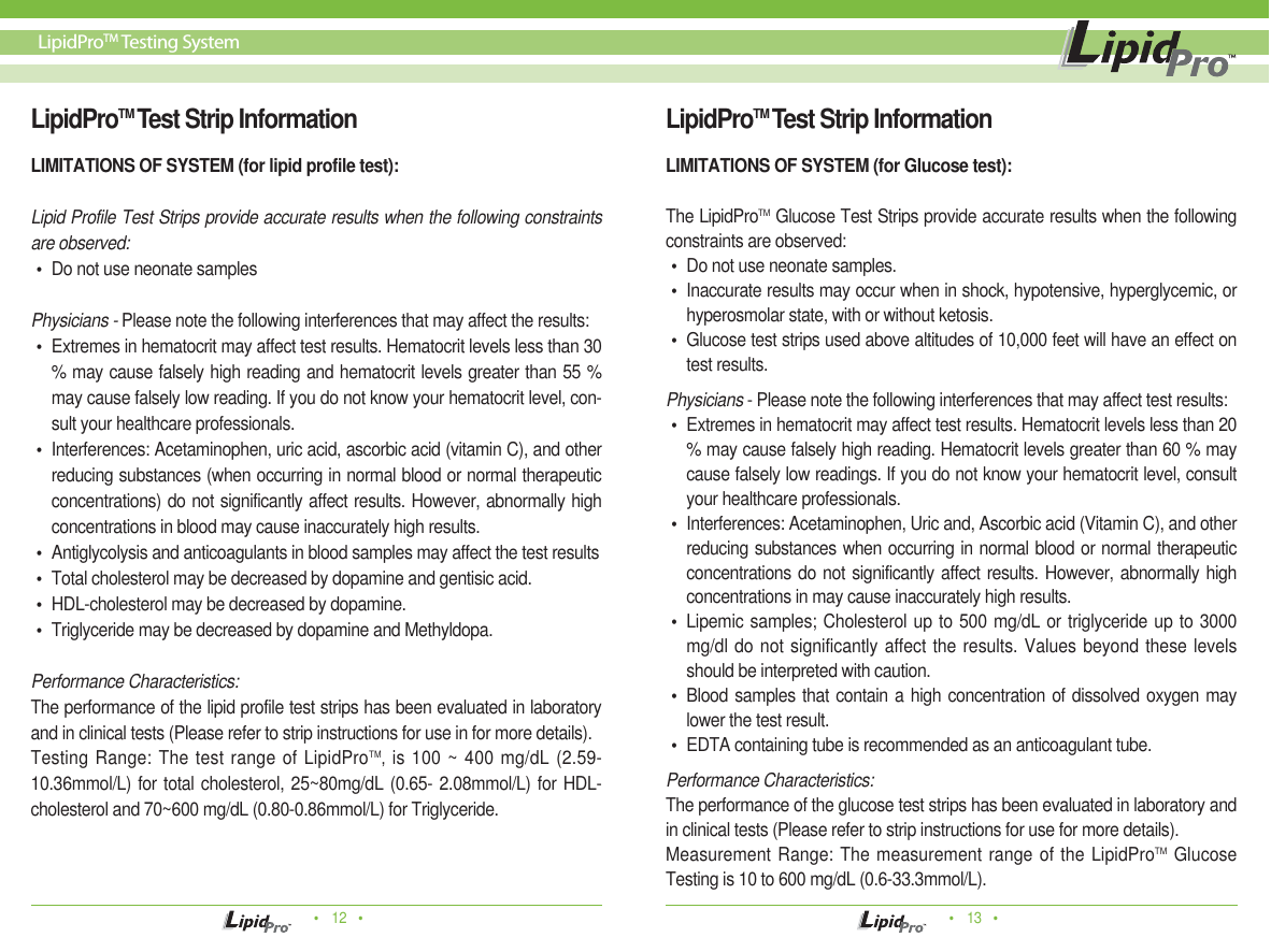 Page 7 of Infopia ILM-0001A-RF Lipid profile and glucose measuring system for self testing User Manual Manua  Cover