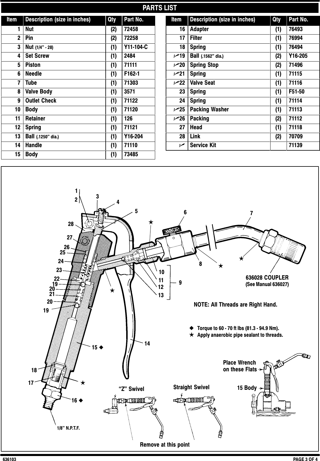 Page 3 of 4 - Ingersoll-Rand Ingersoll-Rand-Du-All-Control-Handle-636103-Users-Manual-  Ingersoll-rand-du-all-control-handle-636103-users-manual