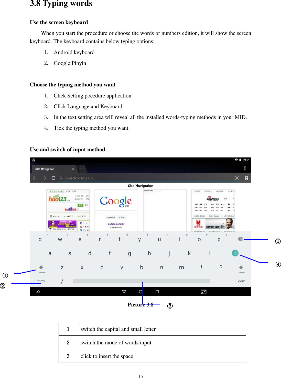 Page 15 of Ingram Micro Mexico DE C V H100B WIFI Tablet User Manual                 