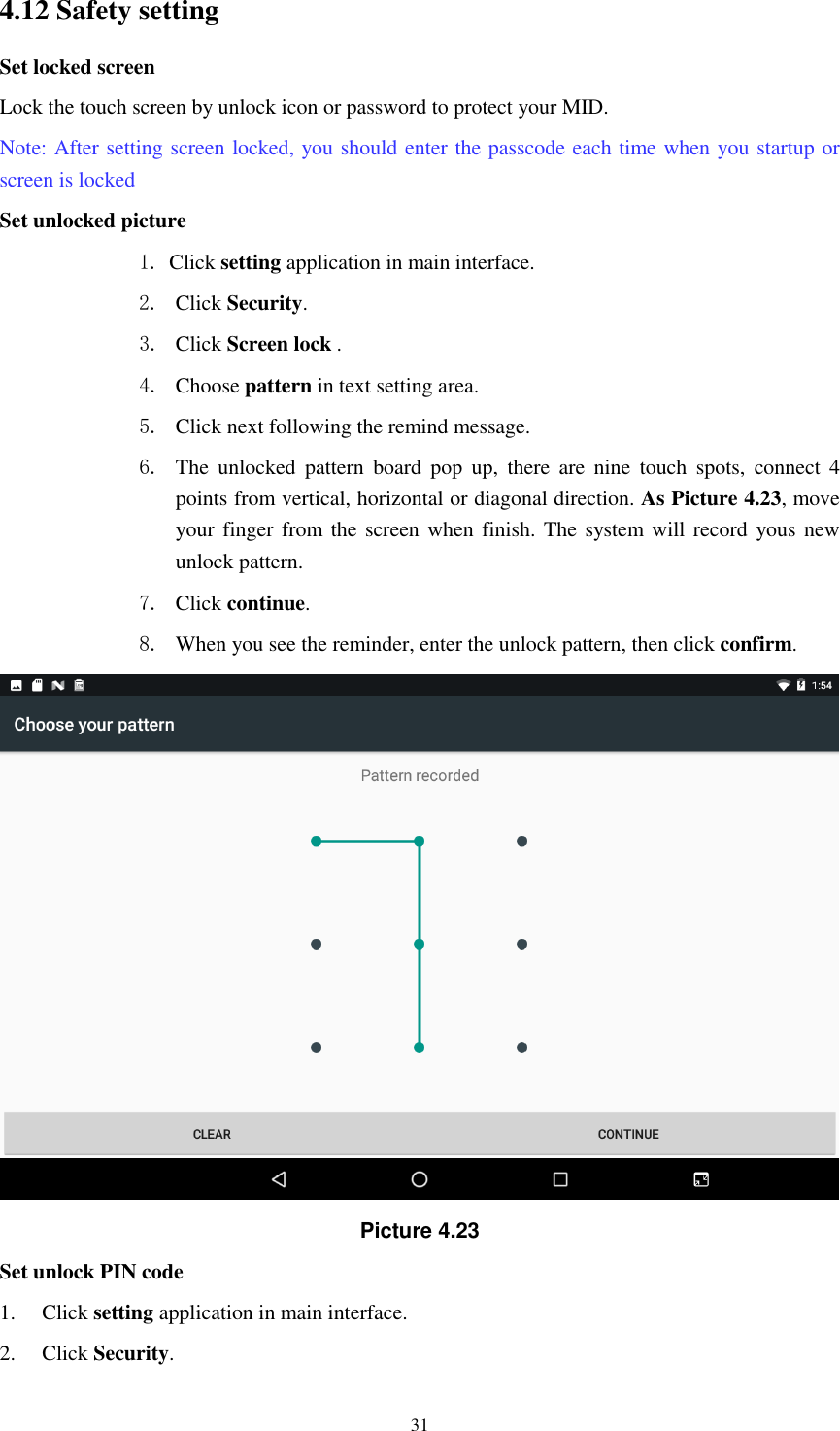 Page 31 of Ingram Micro Mexico DE C V H100B WIFI Tablet User Manual                 