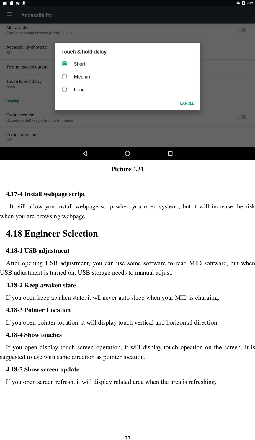 Page 37 of Ingram Micro Mexico DE C V H100B WIFI Tablet User Manual                 