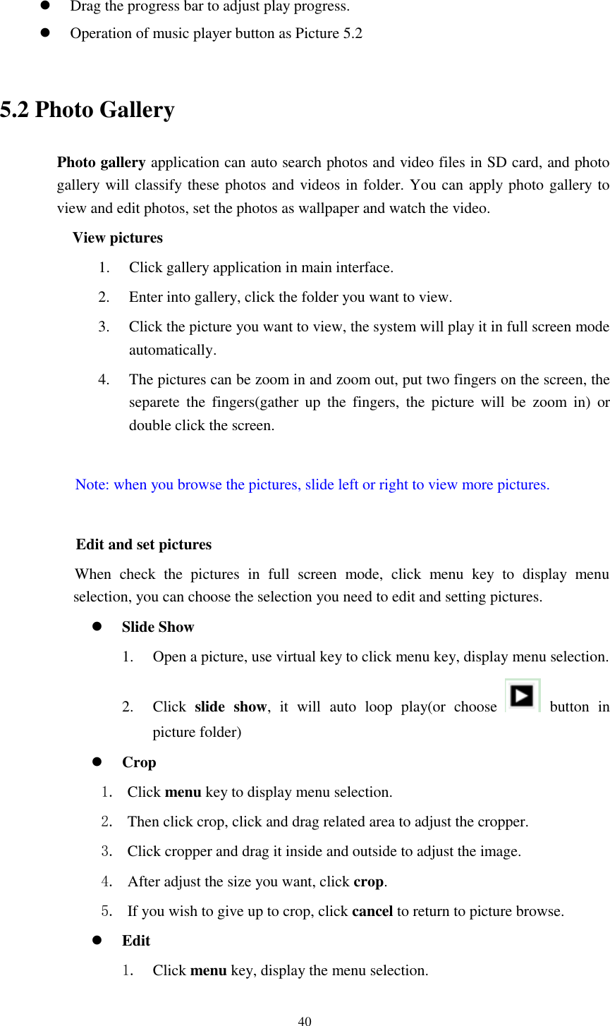 Page 40 of Ingram Micro Mexico DE C V H100B WIFI Tablet User Manual                 