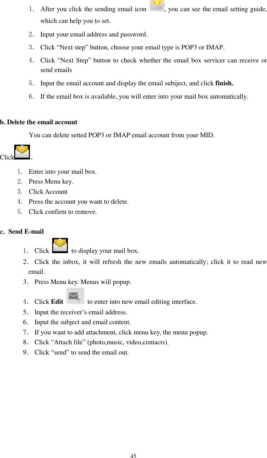 Page 45 of Ingram Micro Mexico DE C V H100B WIFI Tablet User Manual                 