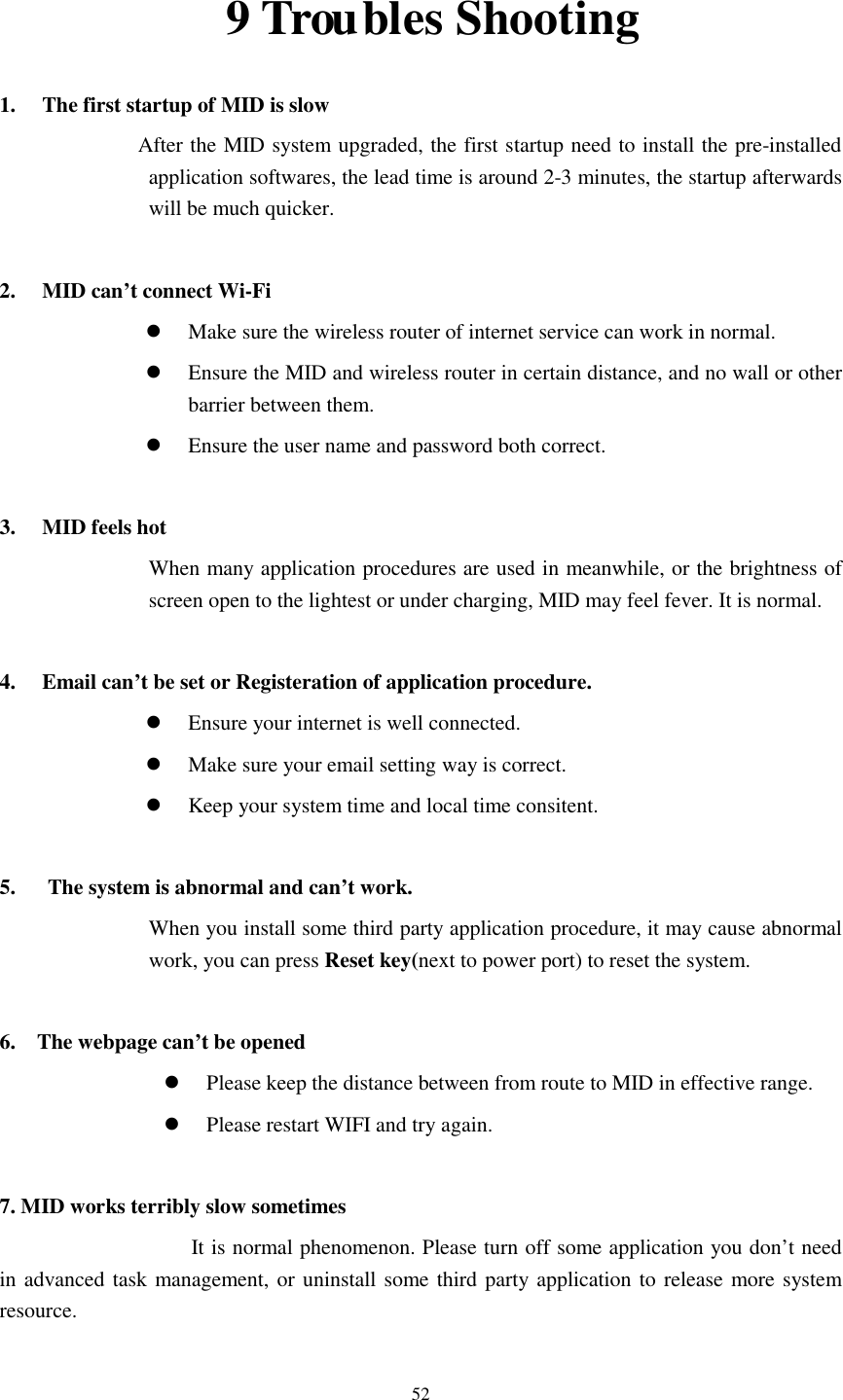 Page 52 of Ingram Micro Mexico DE C V H100B WIFI Tablet User Manual                 