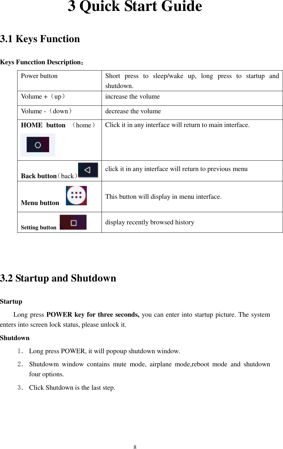 Page 8 of Ingram Micro Mexico DE C V H100B WIFI Tablet User Manual                 