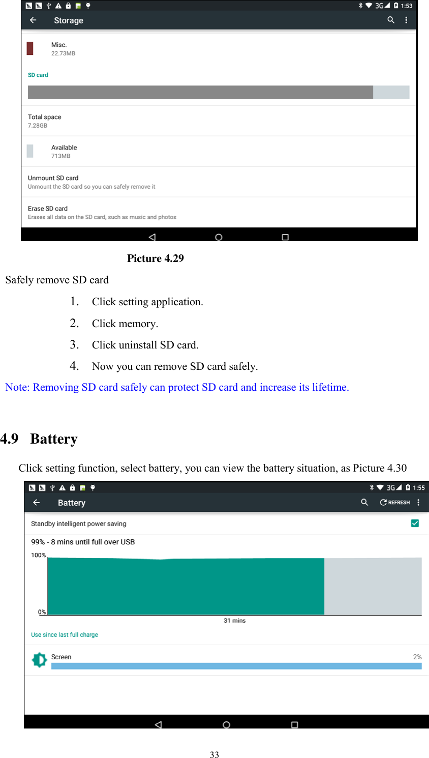 Page 32 of Ingram Micro Mexico DE C V W808B LTE tablet User Manual                 