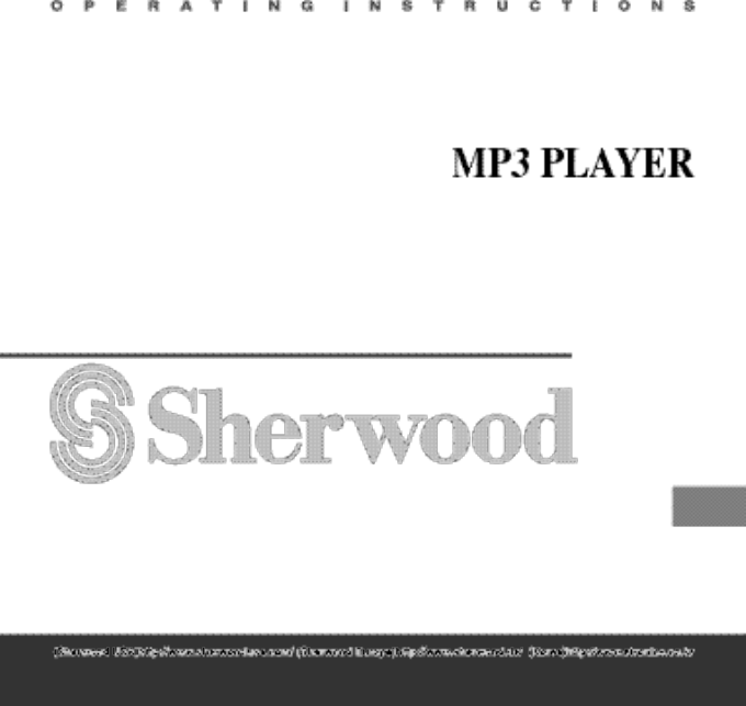 Inkel ETR0003 MP3 Player User Manual IM3