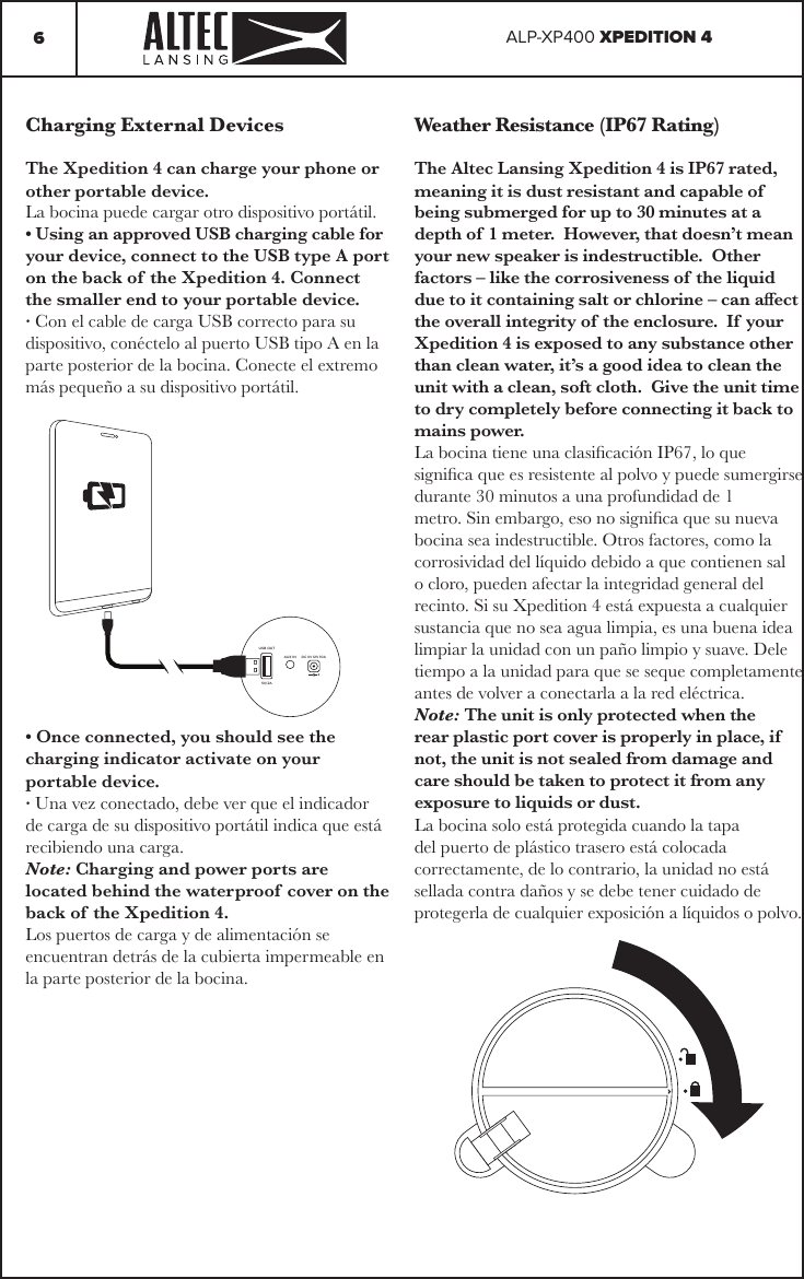 Page 6 of Innovative Concepts and Design ALP-XP BLUETOOTH SPEAKER User Manual 