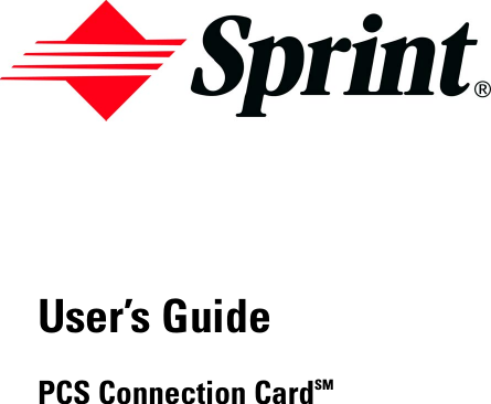 User’s GuidePCS Connection CardSM