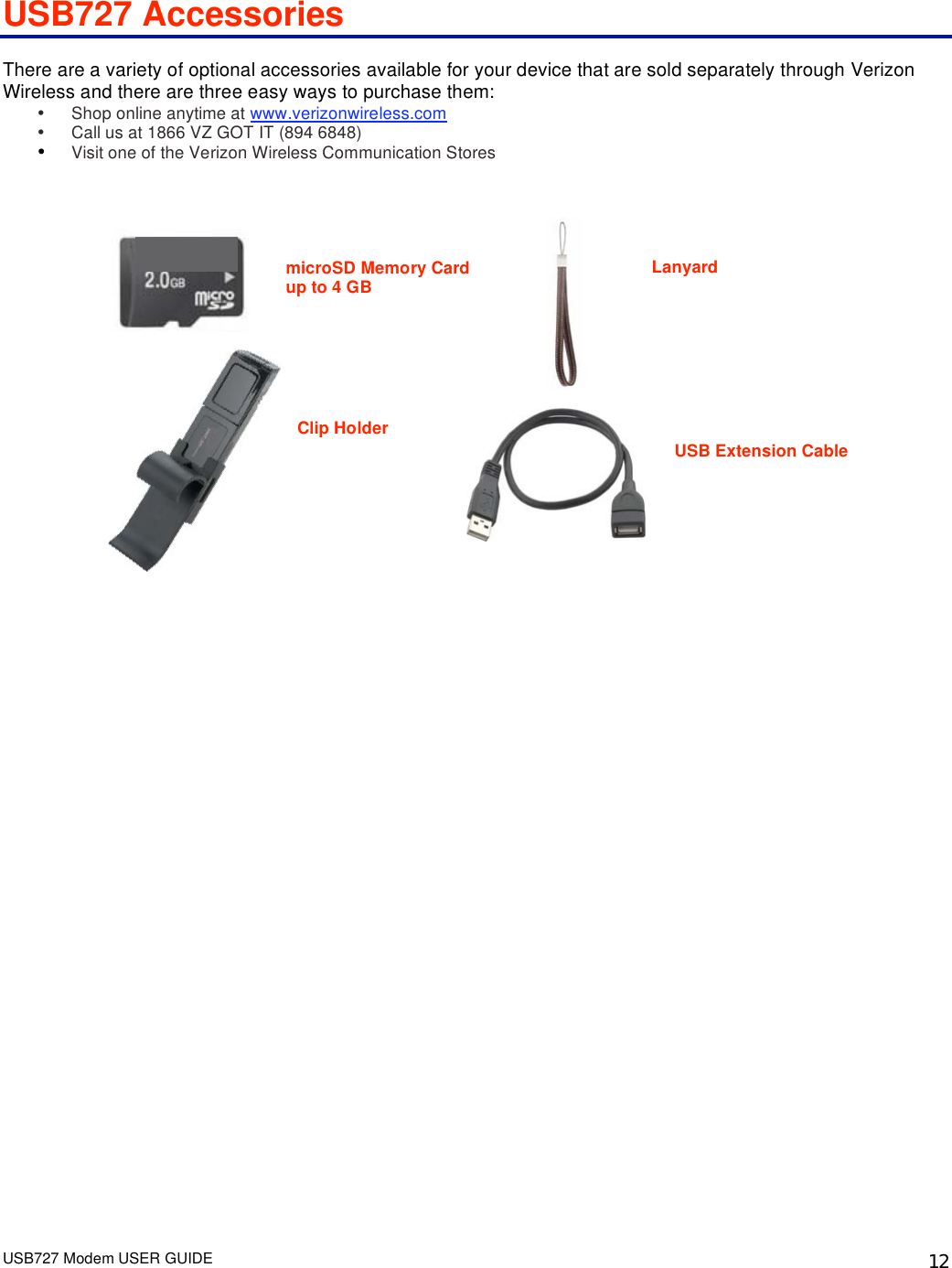 Page 14 of Inseego NVWMC727 Cellular/ PCS CDMA USB Modem User Manual