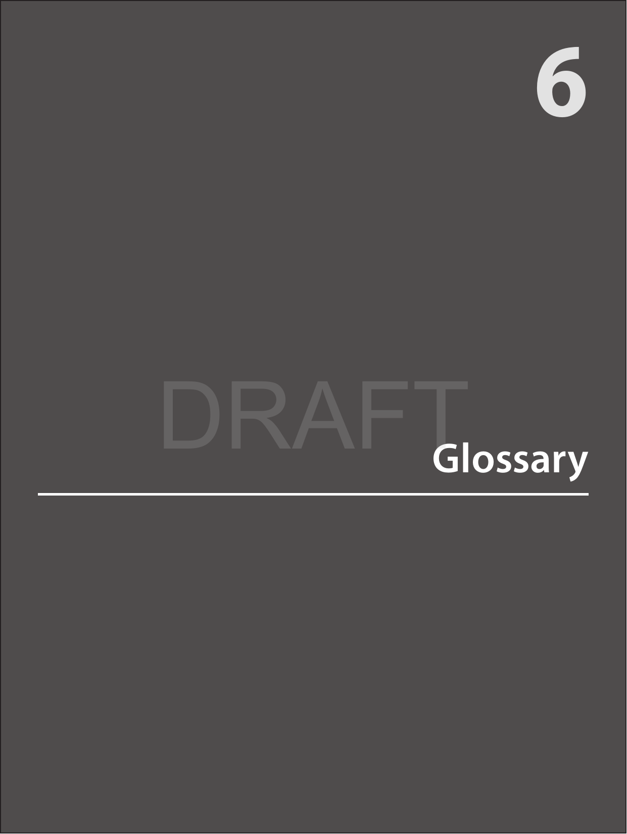 Glossary6DRAFT