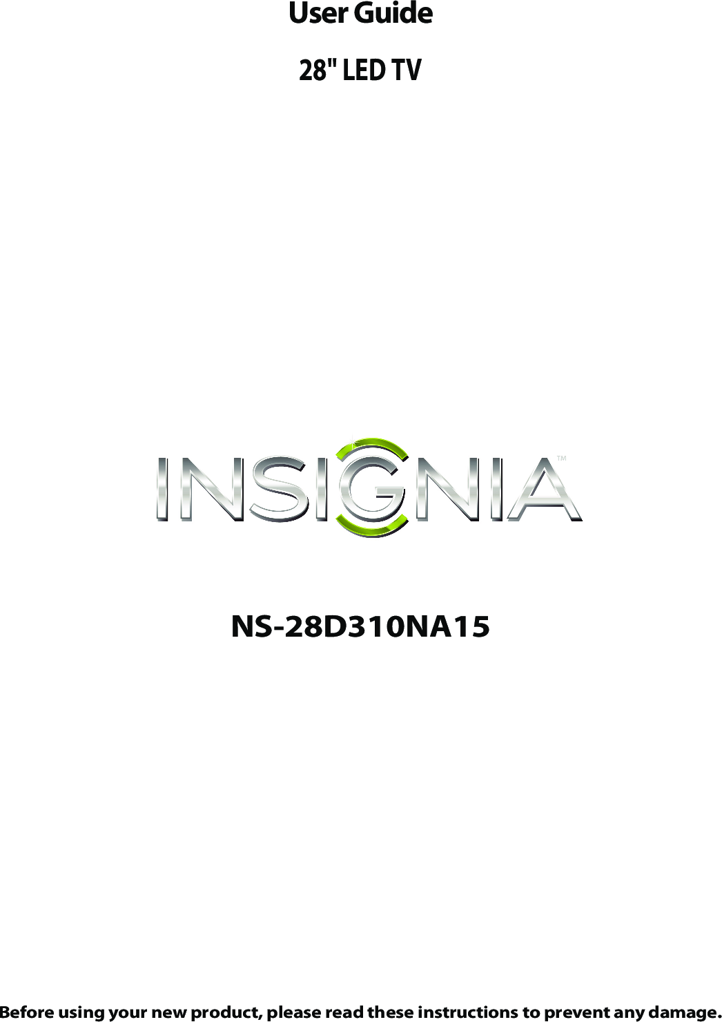 Insignia Ns D Na D Na Man V Eng User Manual To The D A F E C B