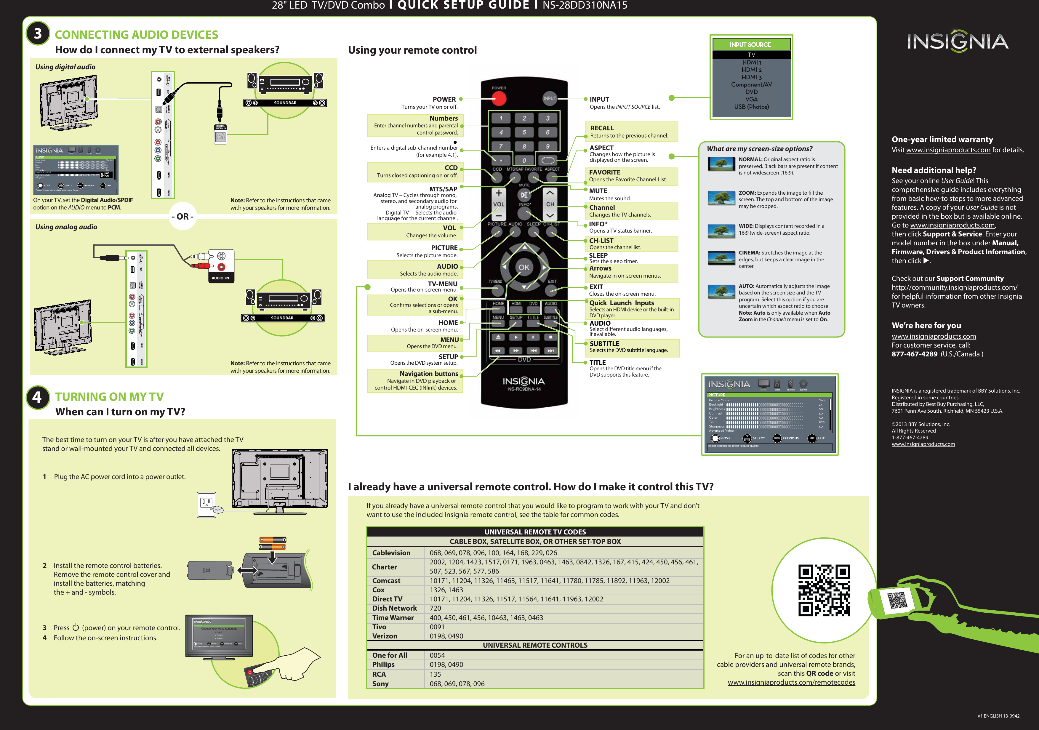 Page 2 of 2 - Insignia NS-28DD310NA15 NS-28DD310NA15_13-0942_QSG_V1_ENG__lr User Manual  To The F68408d4-9fab-4214-86f5-552161829b3e