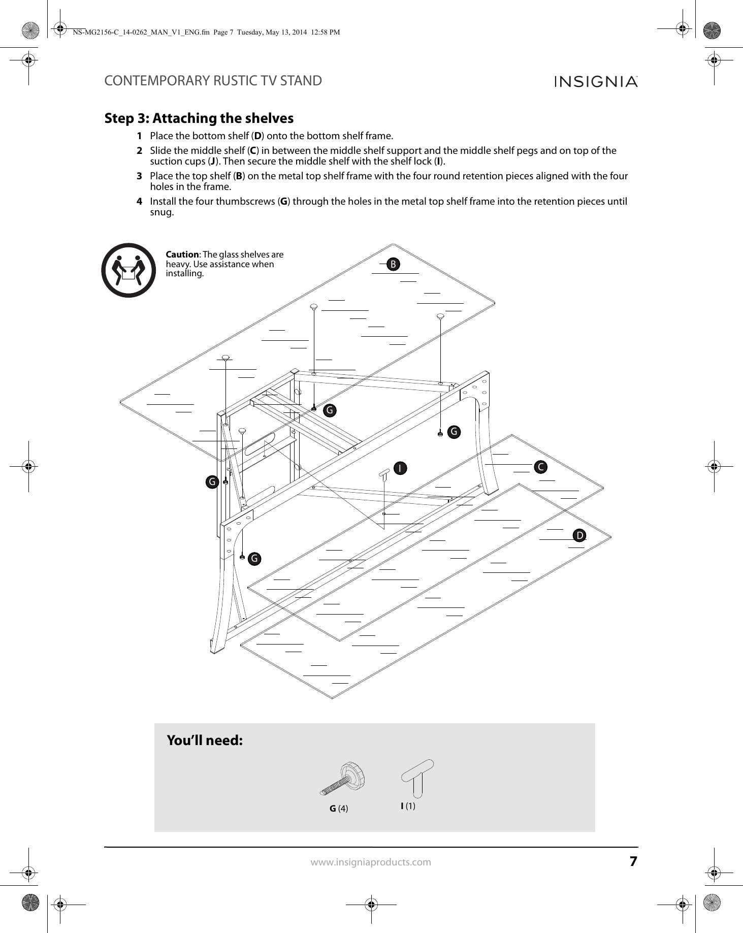 Page 7 of 10 - Insignia NS-MG2156-C NS-MG2156-C_14-0262_MAN_V1_ENG User Manual  To The 6feef161-07d5-4977-bffd-88d40f3987fc