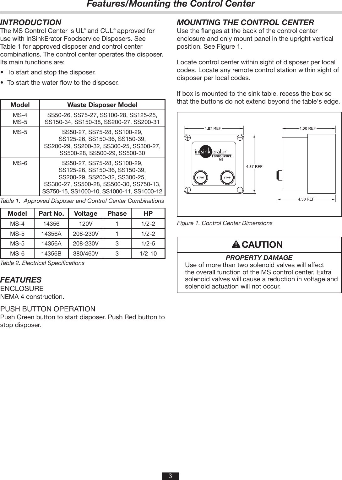 Page 3 of 10 - Insinkerator Insinkerator-Ms-Users-Manual- MS_ICU_  Insinkerator-ms-users-manual