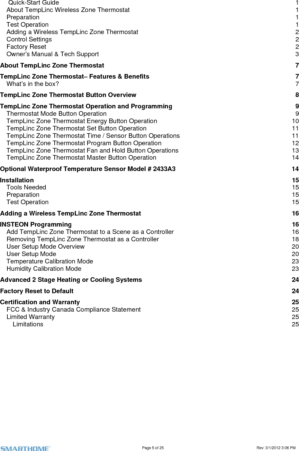                                                                                                                                   Page 6 of 25                                                                                       Rev: 3/1/2012 3:06 PM  