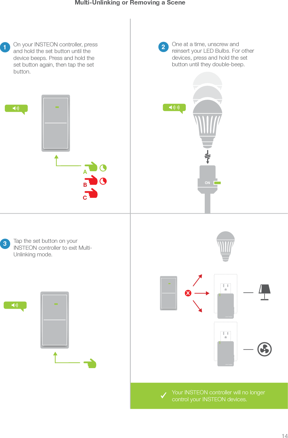 15Most INSTEON devices contain features that can only be enabled, and an INSTEON PowerLine Modem.Software-Only Features