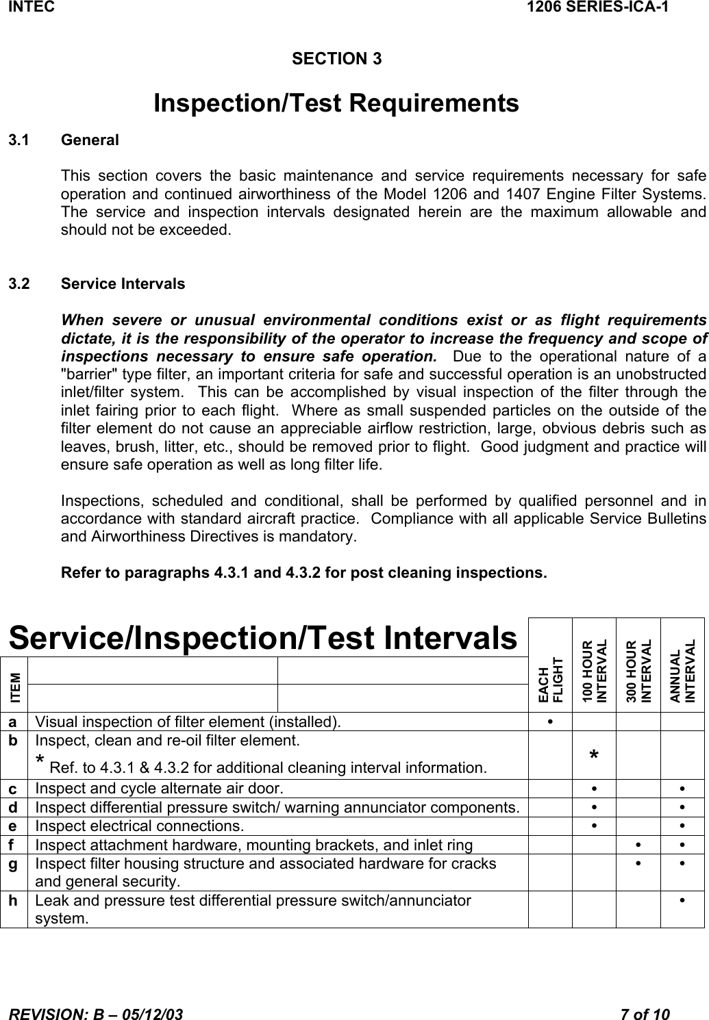 Page 7 of 10 - Intec Intec-Stc-Sr00180Se-Users-Manual 1206 SERIES-ICA-1 Rev B