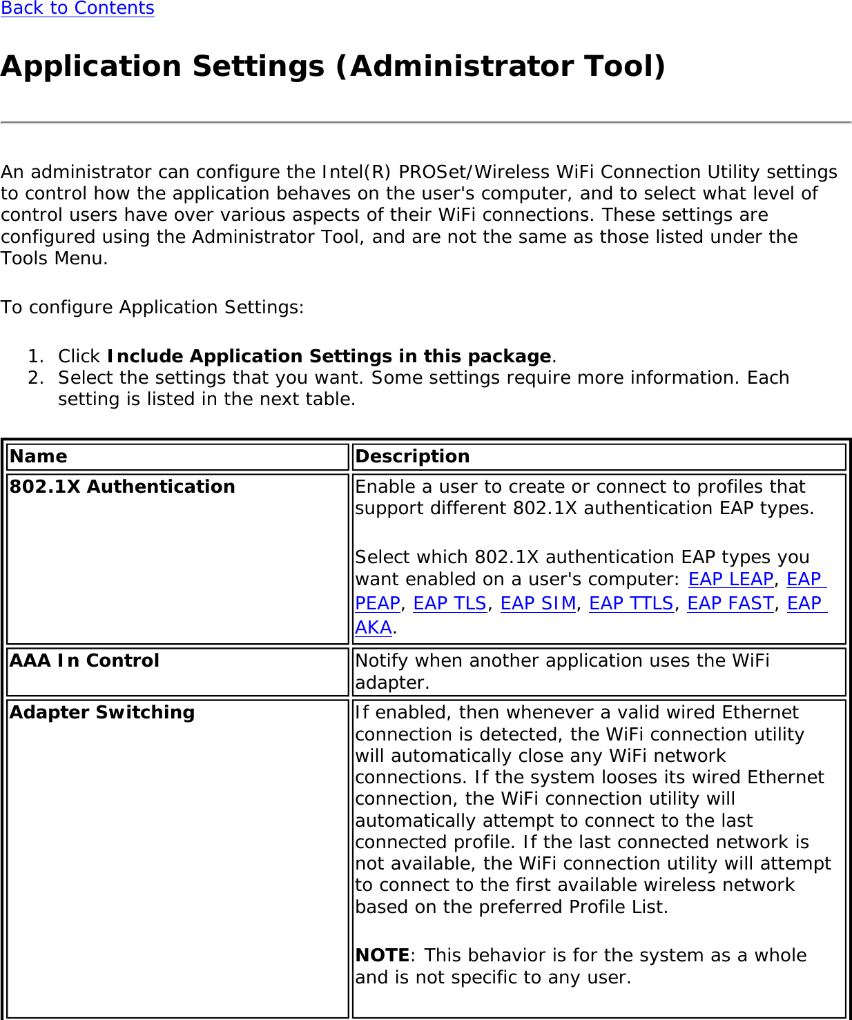 Page 131 of Intel 112BNH Intel Centrino Wireless-N 1000 User Manual Contents