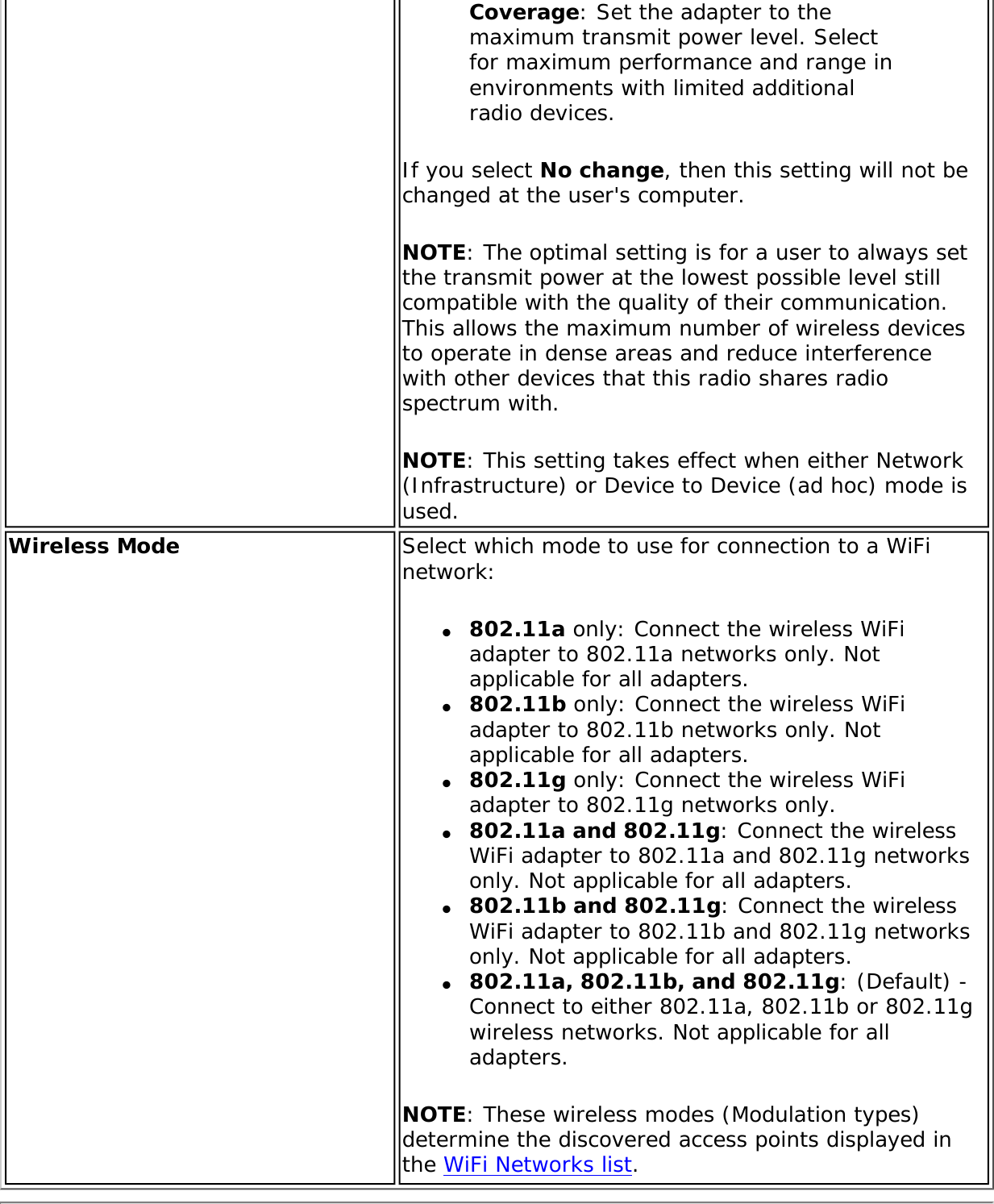 Page 146 of Intel 112BNH Intel Centrino Wireless-N 1000 User Manual Contents