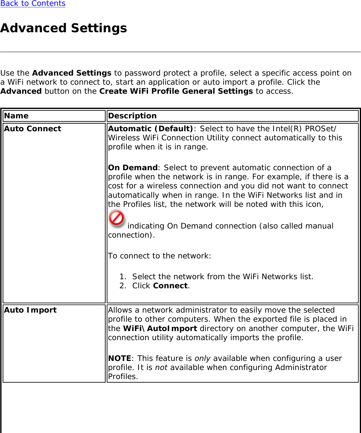 Page 148 of Intel 112BNH Intel Centrino Wireless-N 1000 User Manual Contents