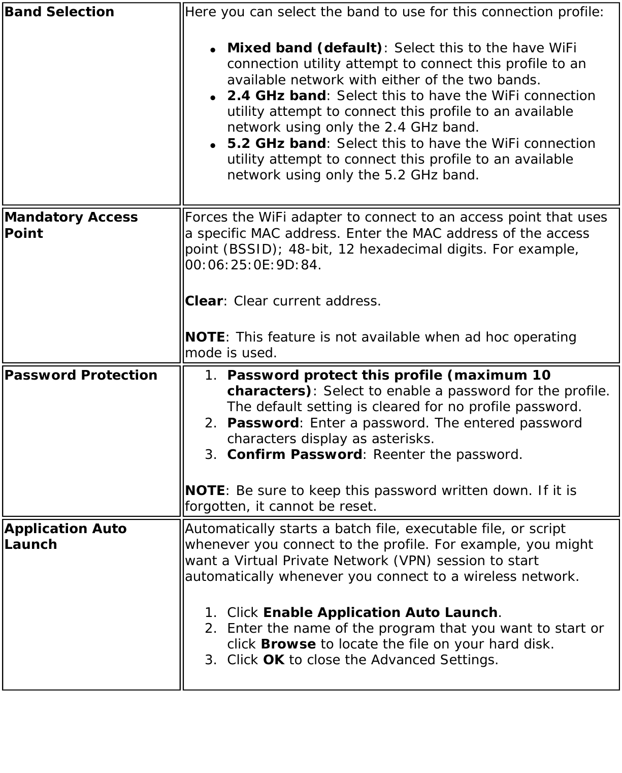 Page 149 of Intel 112BNH Intel Centrino Wireless-N 1000 User Manual Contents