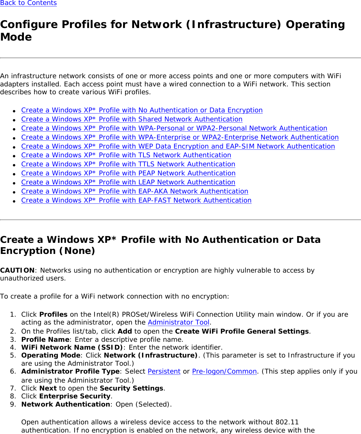 Page 159 of Intel 112BNH Intel Centrino Wireless-N 1000 User Manual Contents