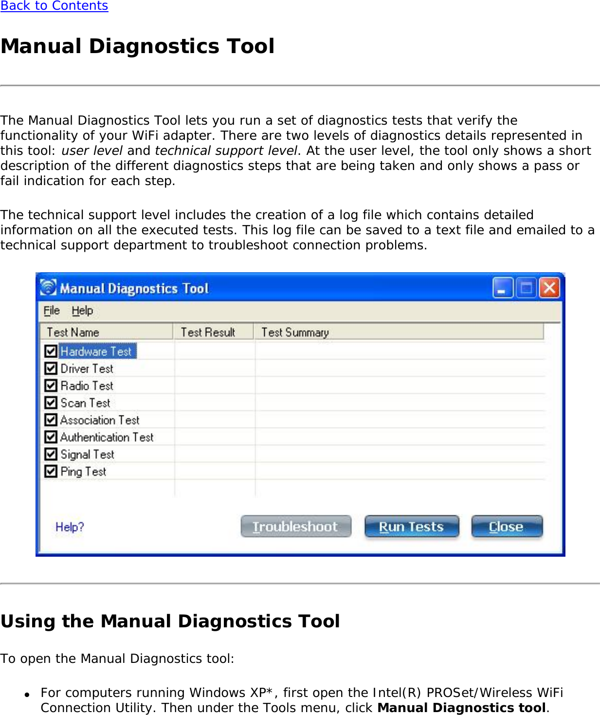 Page 205 of Intel 112BNH Intel Centrino Wireless-N 1000 User Manual Contents