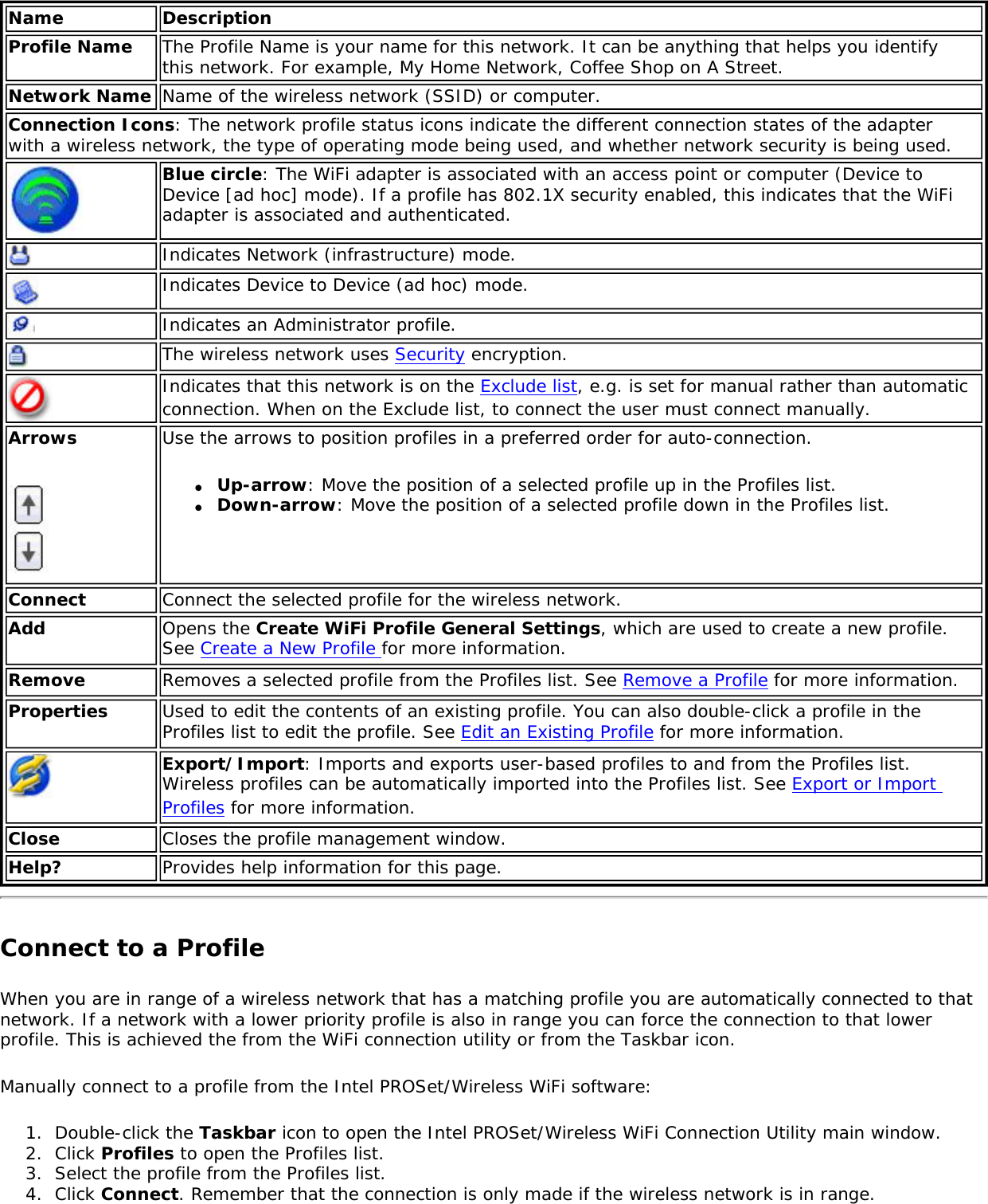 Page 73 of Intel 112BNH Intel Centrino Wireless-N 1000 User Manual Contents