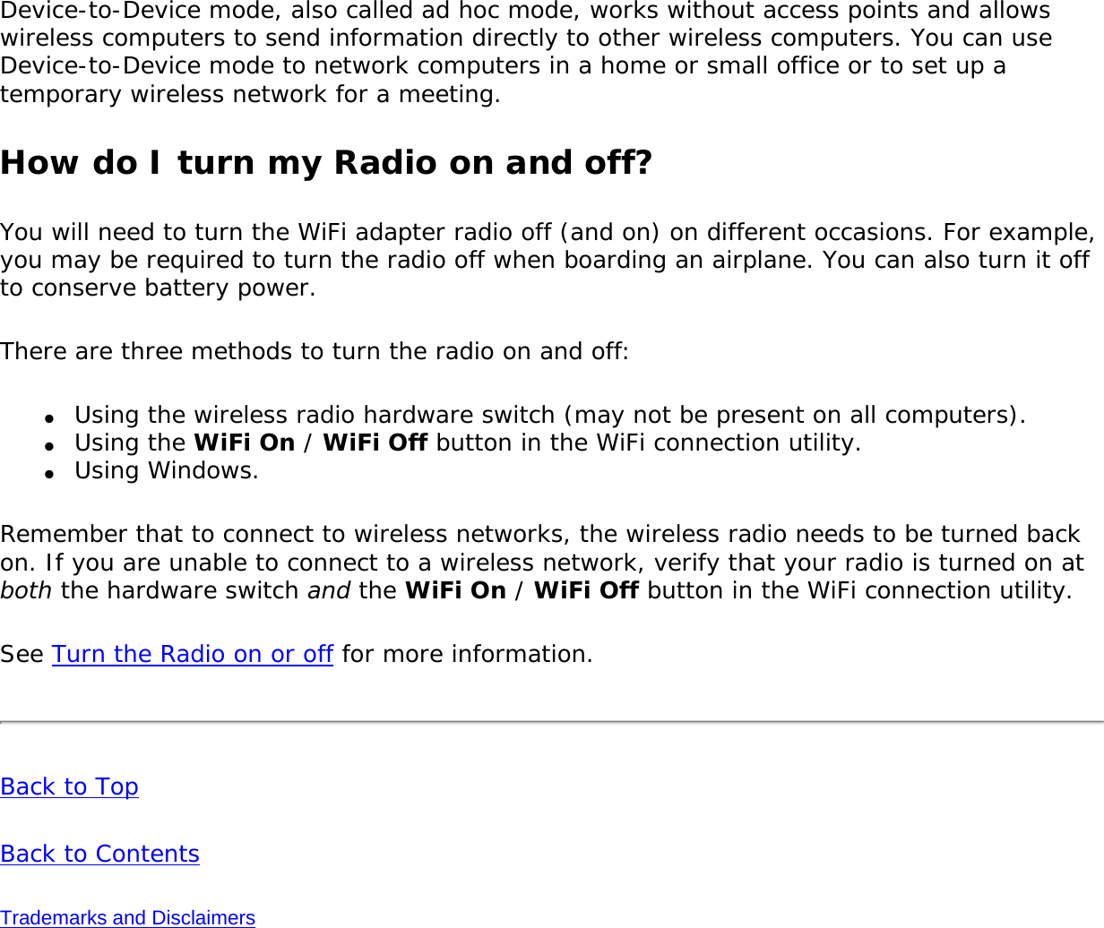 Page 87 of Intel 112BNH Intel Centrino Wireless-N 1000 User Manual Contents