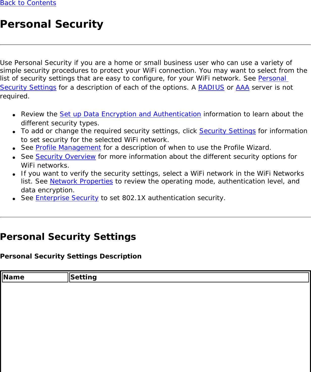 Page 88 of Intel 112BNH Intel Centrino Wireless-N 1000 User Manual Contents