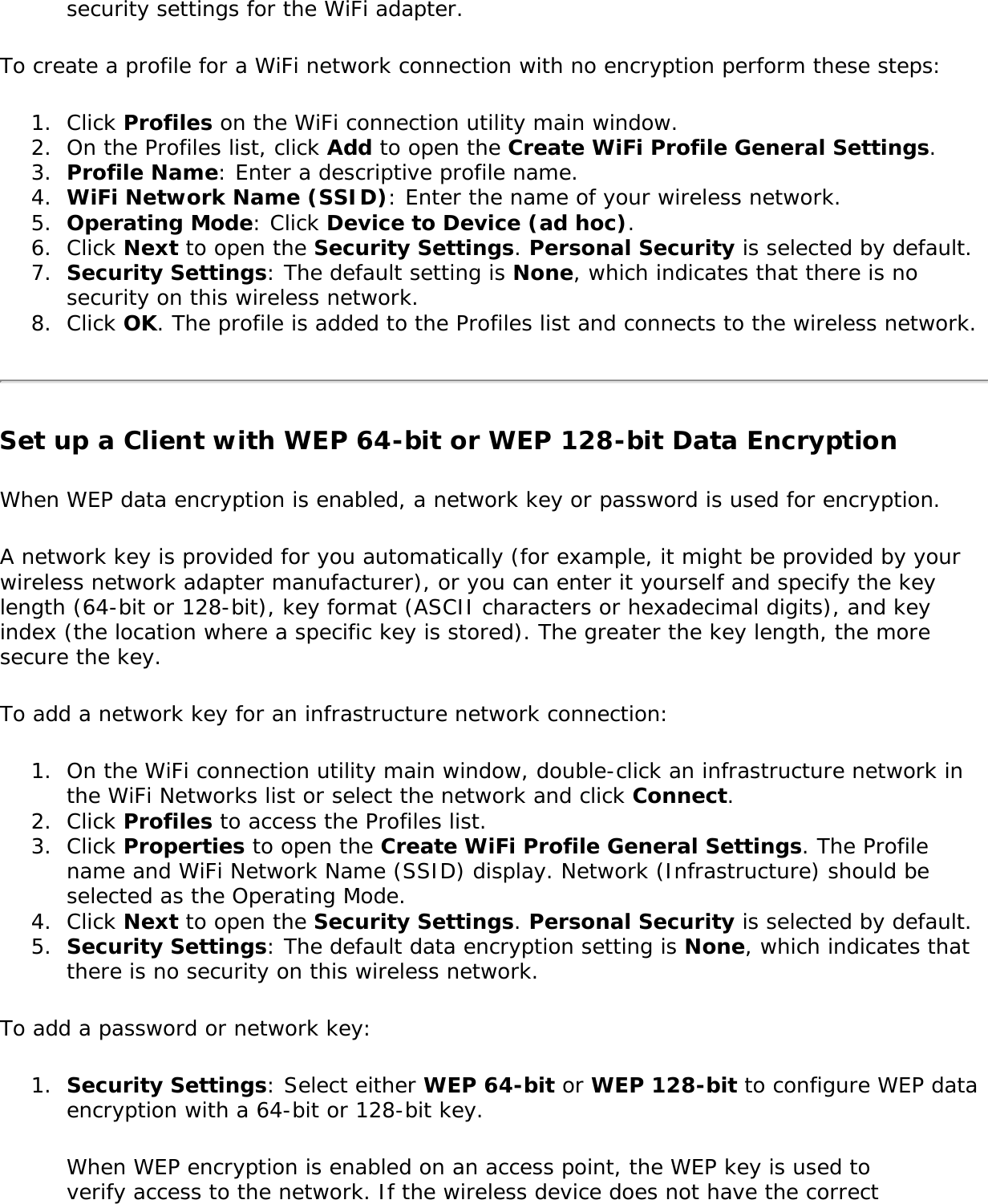Page 92 of Intel 112BNHU Intel Centrino Wireless-N 1000 User Manual Contents