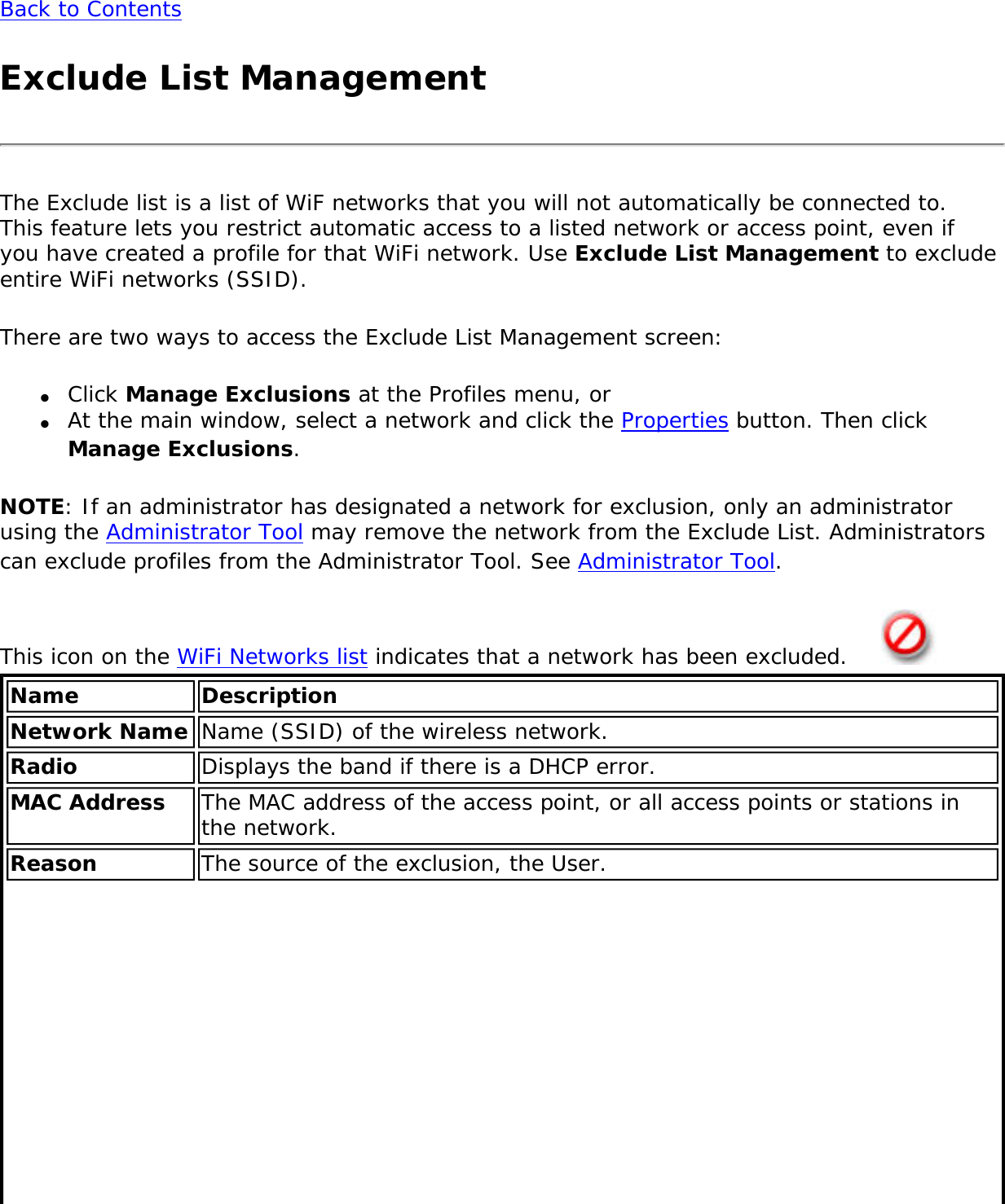 Page 184 of Intel 112BNM Intel Centrino Wireless-N 1000 User Manual Contents