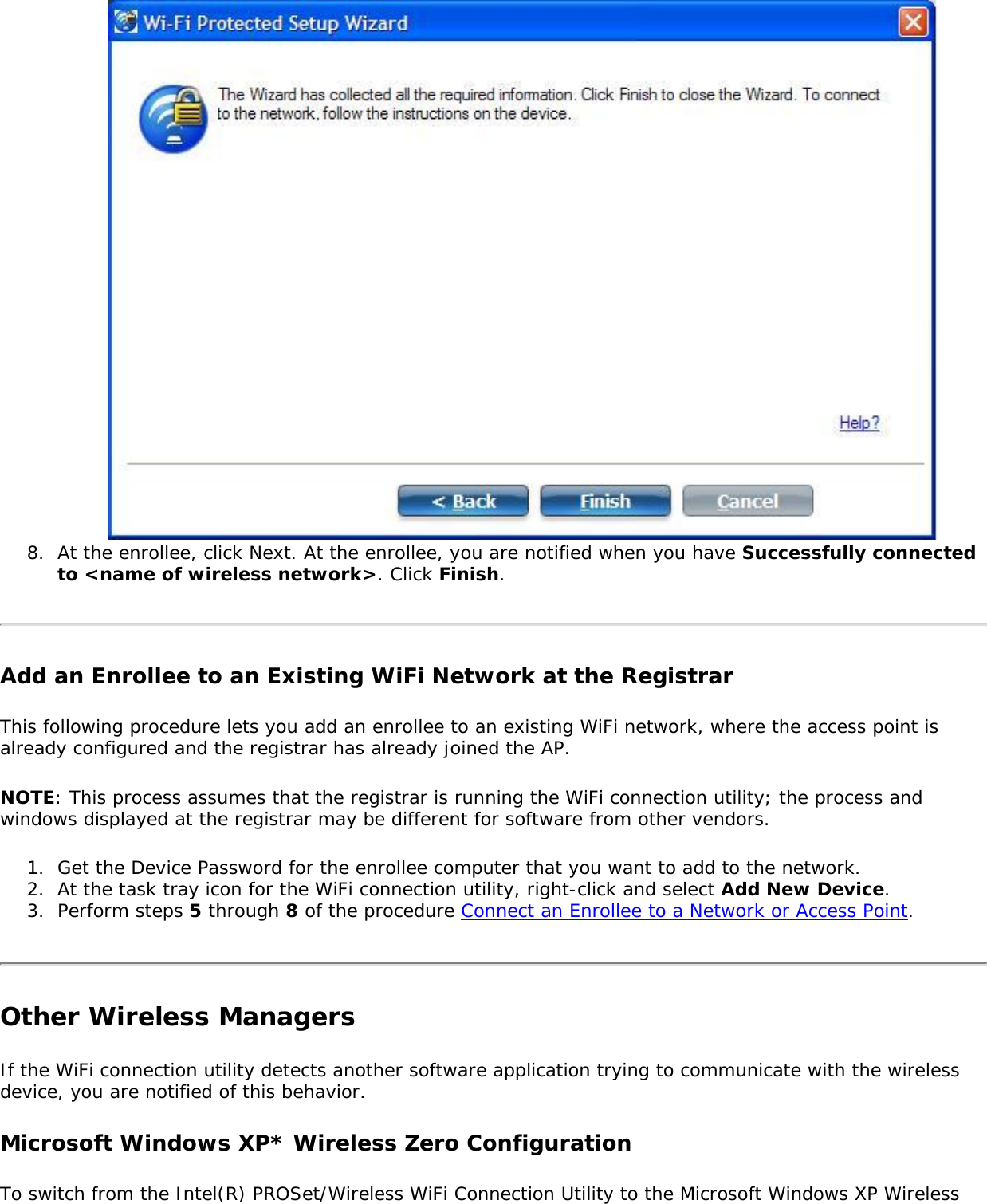 Page 31 of Intel 112BNM Intel Centrino Wireless-N 1000 User Manual Contents