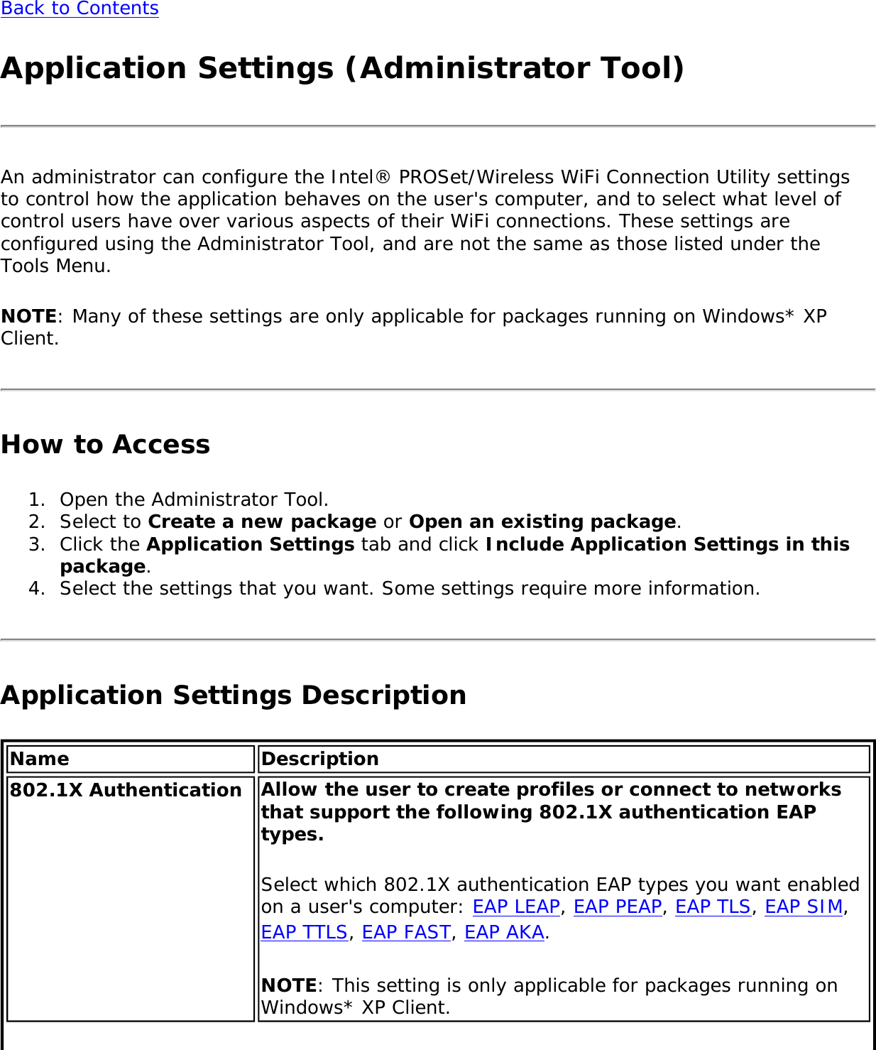 Page 148 of Intel 622ANH Intel Centrino Advanced-N 6200 User Manual Contents