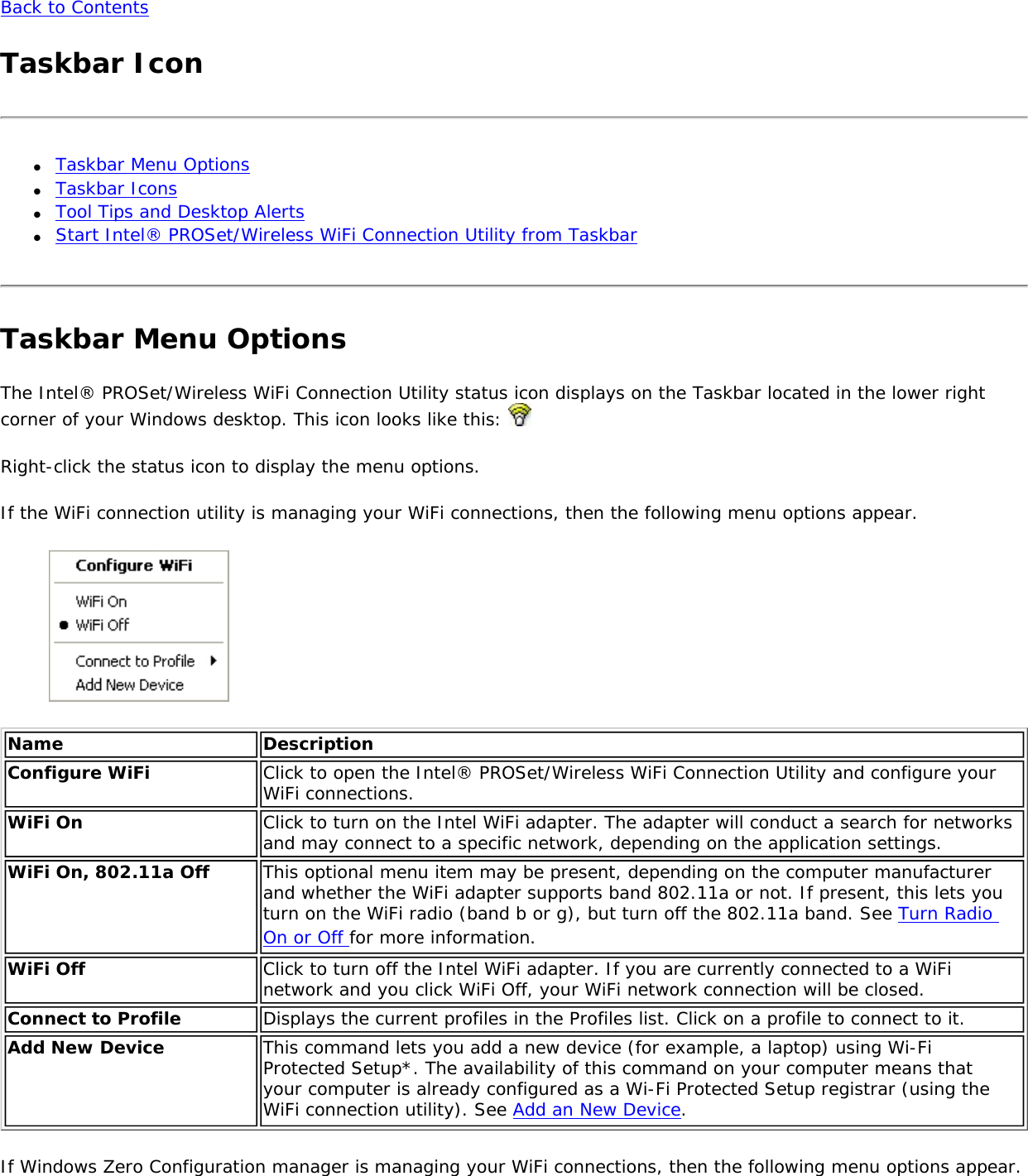 Page 15 of Intel 622ANH Intel Centrino Advanced-N 6200 User Manual Contents