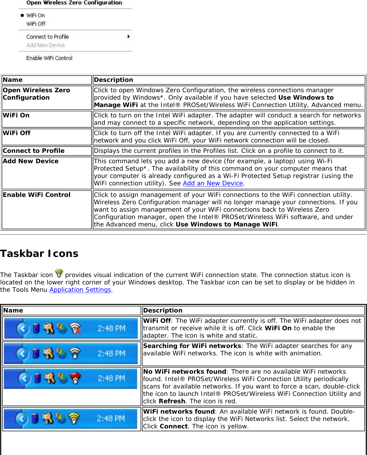 Page 16 of Intel 622ANH Intel Centrino Advanced-N 6200 User Manual Contents