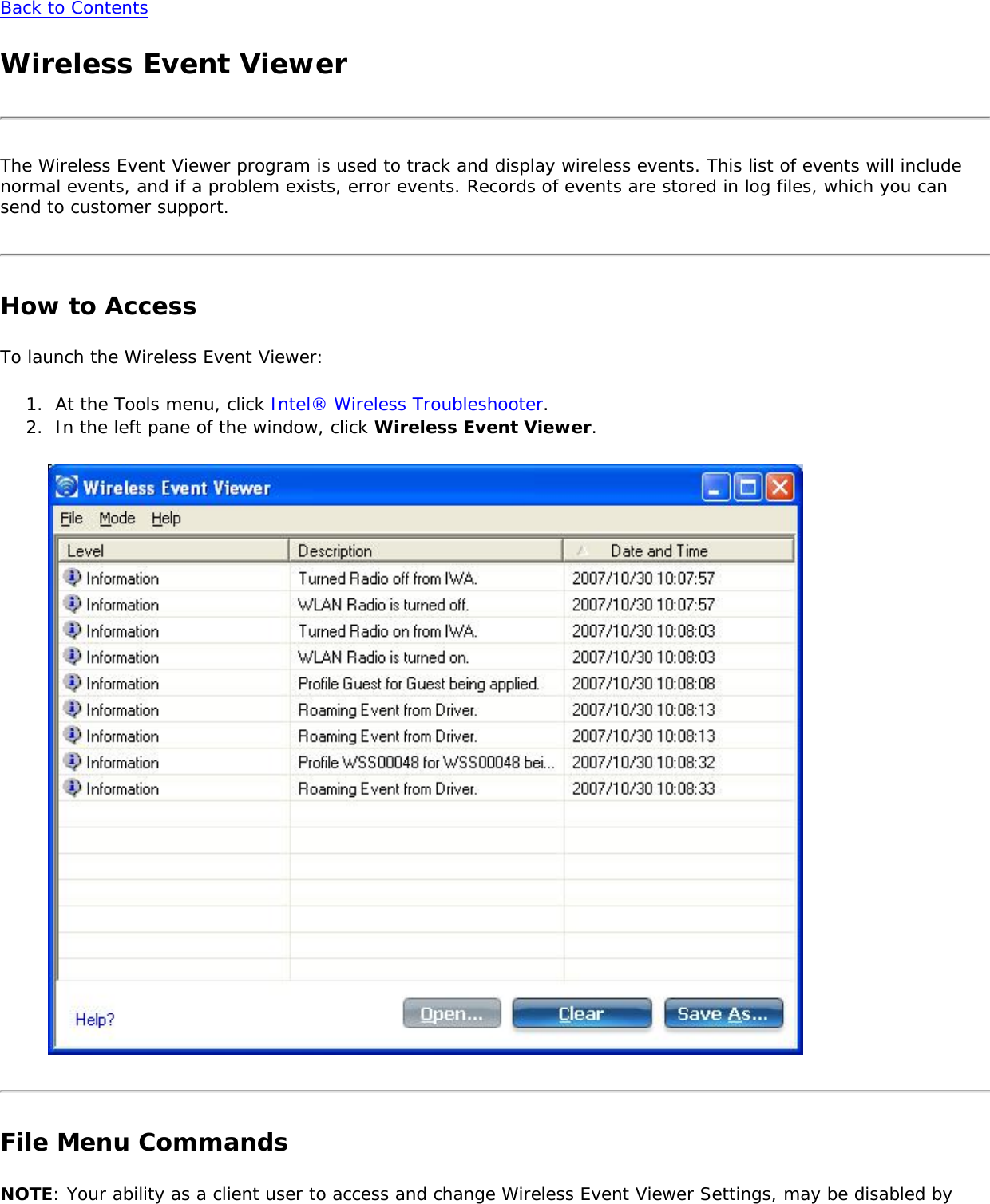 Page 228 of Intel 622ANH Intel Centrino Advanced-N 6200 User Manual Contents