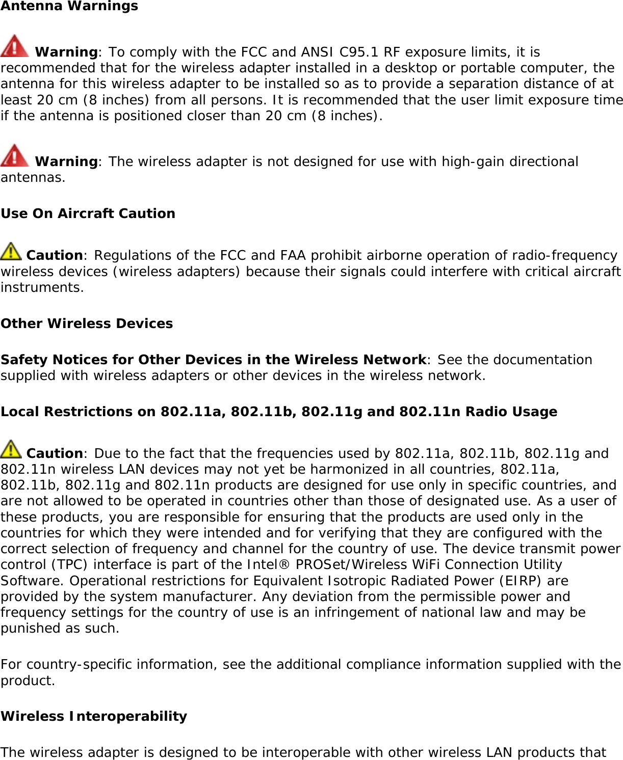 Page 240 of Intel 622ANH Intel Centrino Advanced-N 6200 User Manual Contents