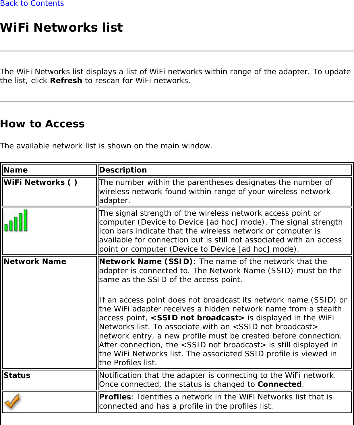 Page 32 of Intel 622ANH Intel Centrino Advanced-N 6200 User Manual Contents