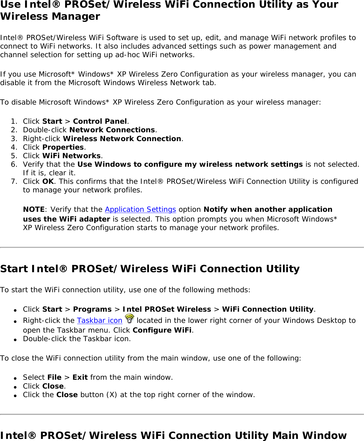 Page 5 of Intel 622ANH Intel Centrino Advanced-N 6200 User Manual Contents