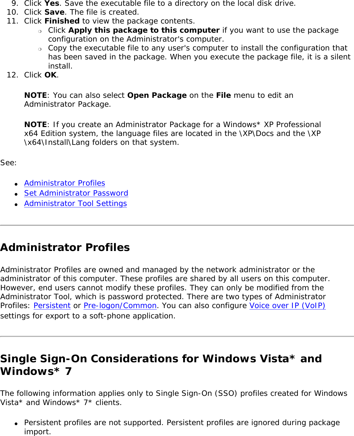 Page 120 of Intel 622ANHU Intel Centrino Advanced-N 6200 User Manual Contents