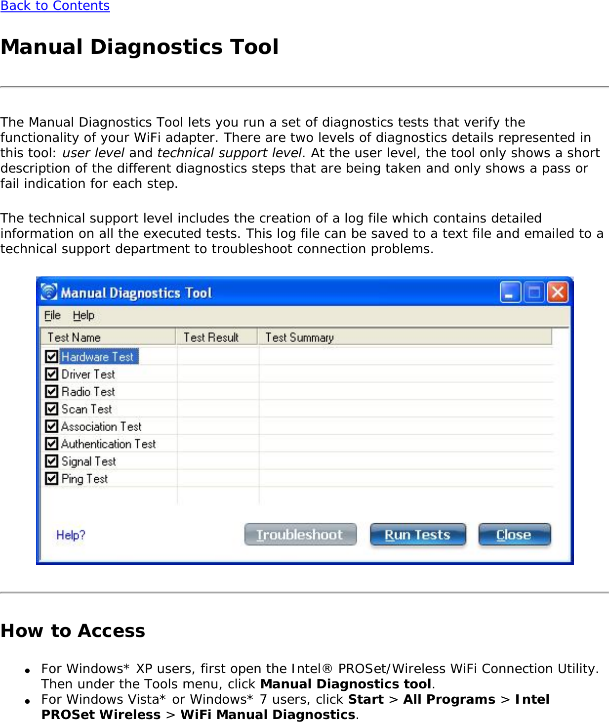 Page 222 of Intel 622ANHU Intel Centrino Advanced-N 6200 User Manual Contents