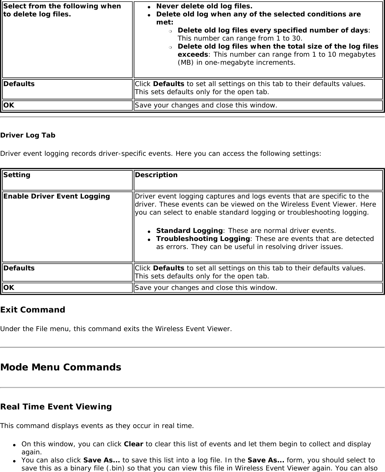 Page 230 of Intel 622ANHU Intel Centrino Advanced-N 6200 User Manual Contents