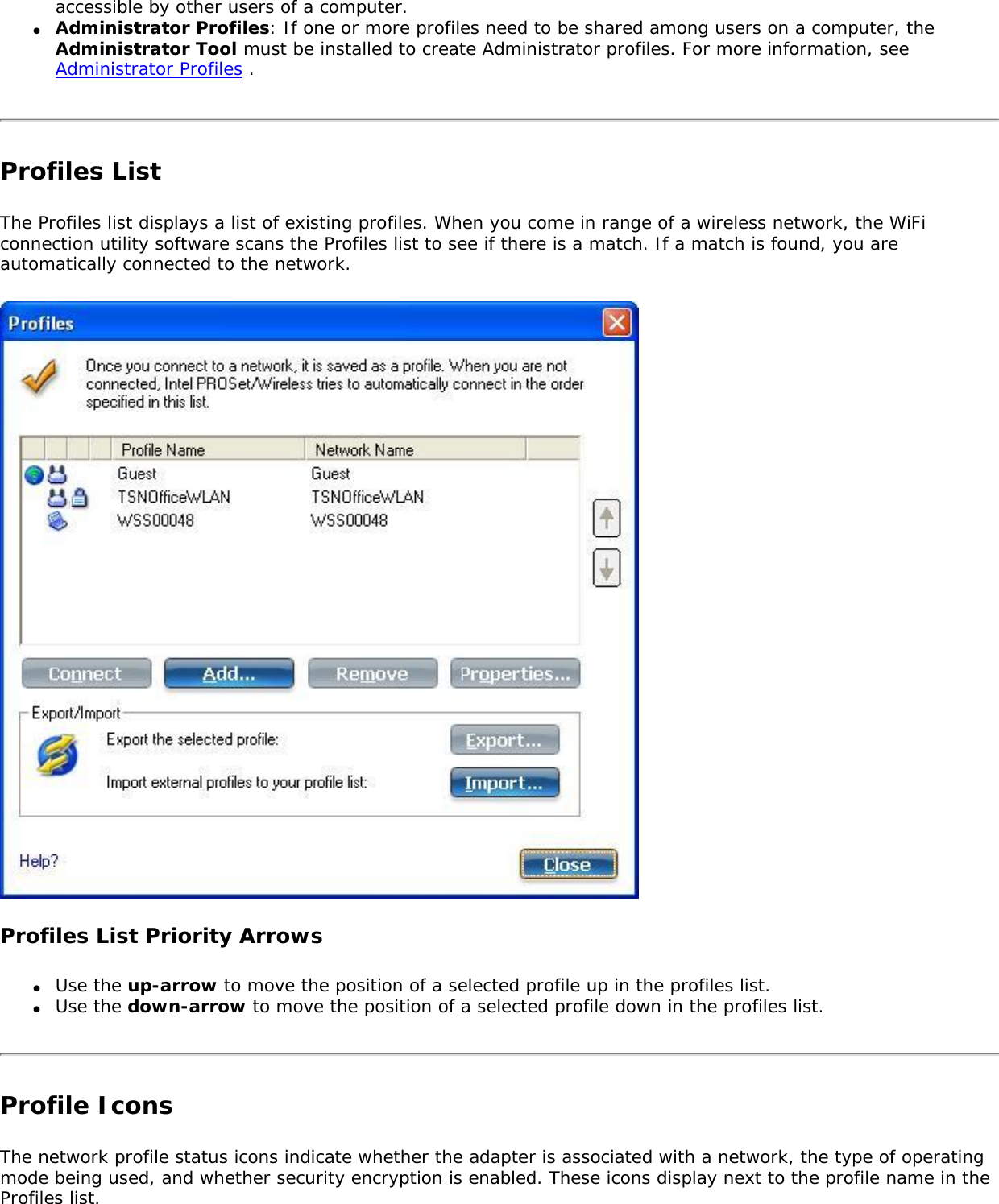 Page 72 of Intel 622ANHU Intel Centrino Advanced-N 6200 User Manual Contents