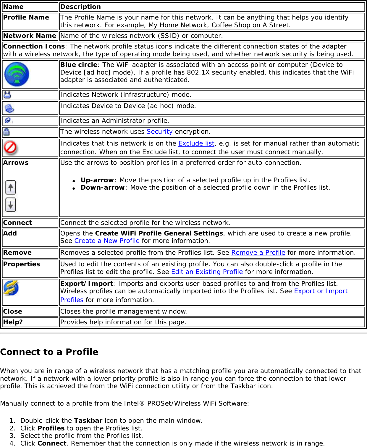 Page 73 of Intel 622ANHU Intel Centrino Advanced-N 6200 User Manual Contents