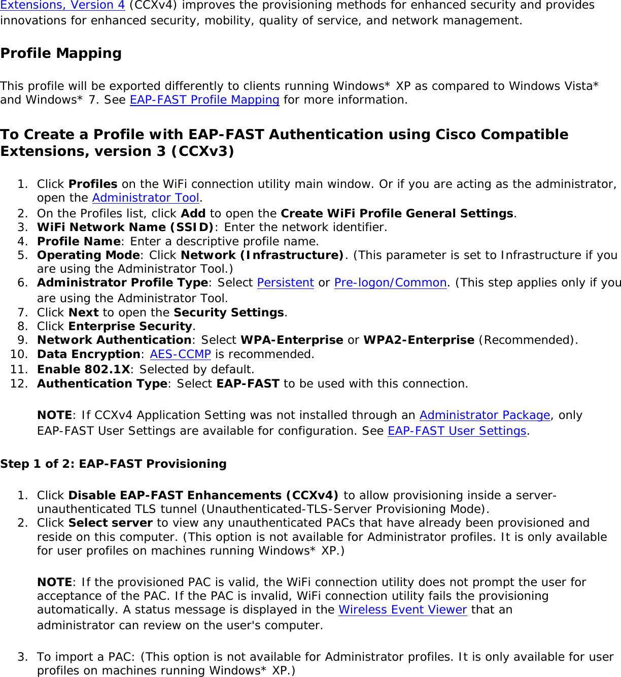 Page 197 of Intel 622ANXH Intel Centrino Advanced-N+WiMax 6250 User Manual 