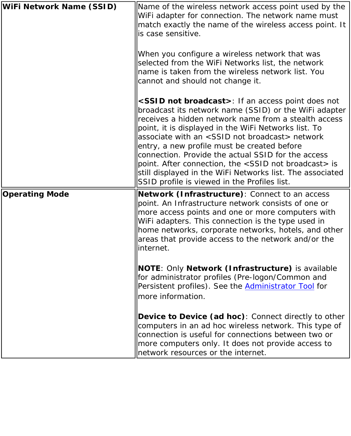 Page 80 of Intel 622ANXH Intel Centrino Advanced-N+WiMax 6250 User Manual 