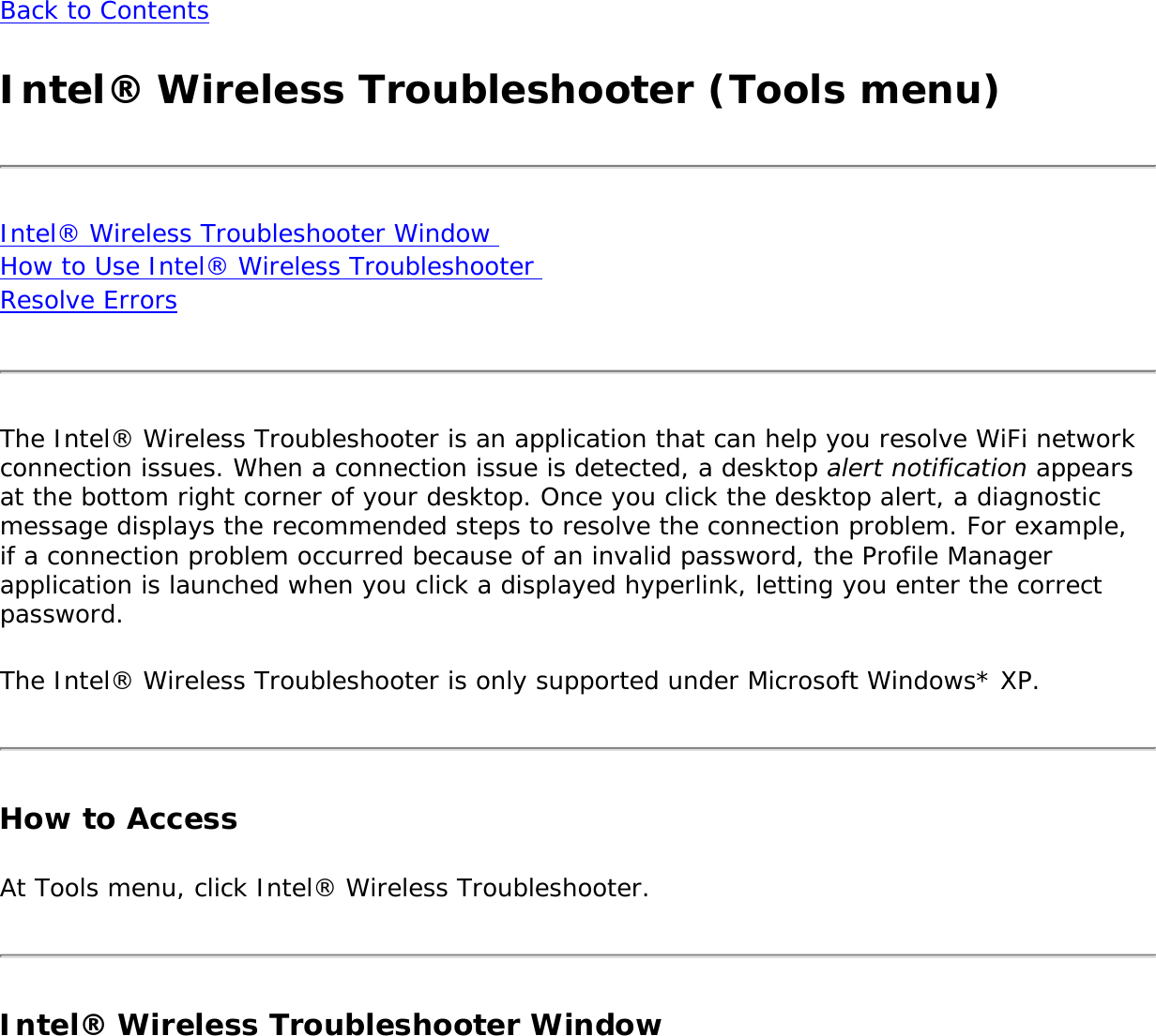 Page 209 of Intel 622ANXHU Intel Centrino Advanced-N+WiMax 6250 User Manual 